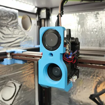 Ốp quạt SV08 (Atomic Remix) mashup V2/V1 remix quạt top 4010