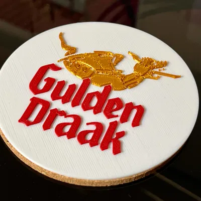 Coaster Bia Gulden Draak - Bỉ