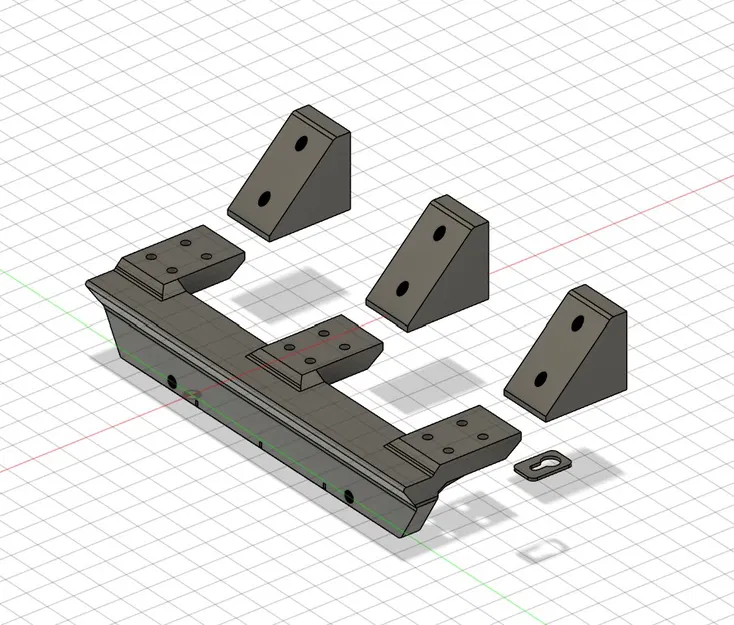 Bracket CoPrint CX-1 cho Ender 3 V3 Plus kèm LED bar (Quick swap) - Image 2