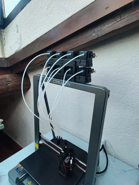 Bracket CoPrint CX-1 cho Ender 3 V3 Plus kèm LED bar (Quick swap) - Image 5