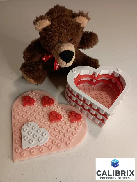 Calibrix: Hộp đựng kẹo modular & decor Valentine - Image 1
