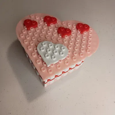 Calibrix: Hộp đựng kẹo modular & decor Valentine