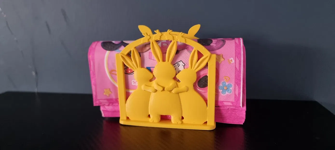 Giá đựng khăn ăn & organizer để bàn Easter - Image 4
