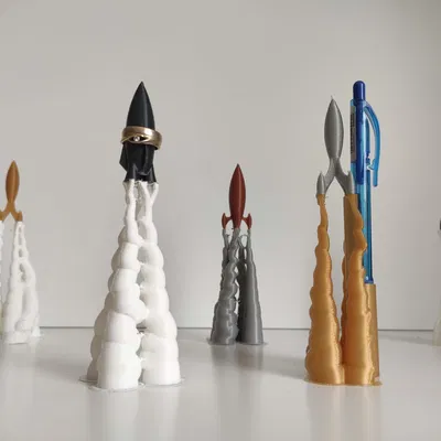 Rocket đang phóng (Launching rocket)