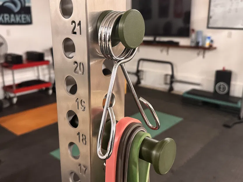 Chốt Treo Đồ Ren Cho Squat Rack 3x3 (Lỗ 1") - Image 2