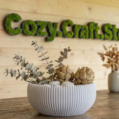 Bowl Ribbed Nest – Khay Trang Trí Japandi Deco