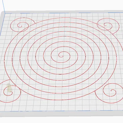 Bài Test Cân Chỉnh Mặt Bàn In Dạng Spiral (Spiral Bed Level Test)