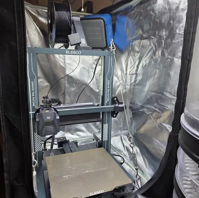 Pát (Bracket) gắn heater gốm nhỏ vào tent enclosure