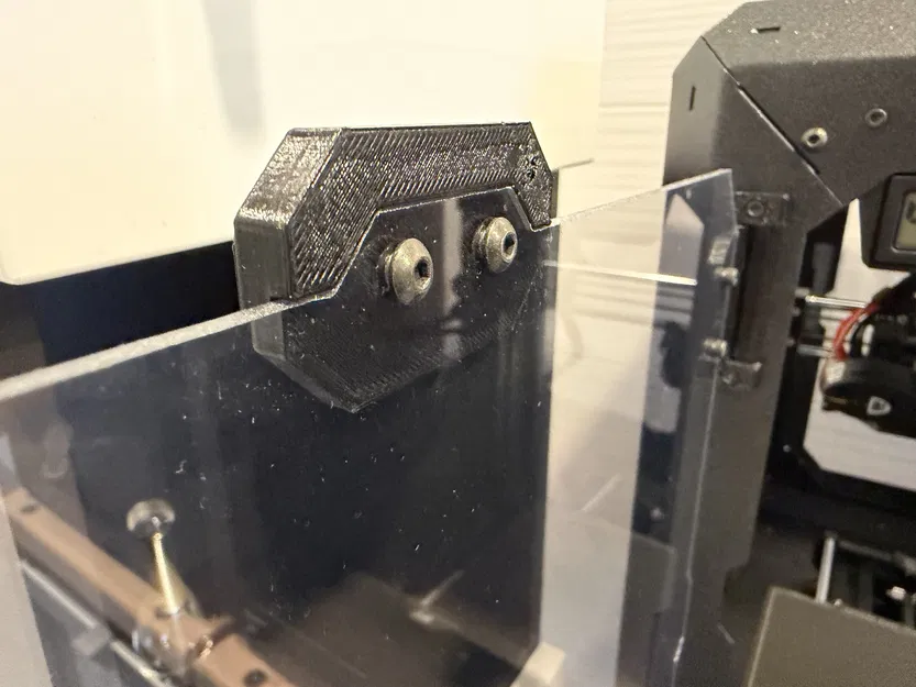 Prusa Mini Enclosure: ngàm giảm ồn/đóng cửa êm (door closer / silencer) - Image 3