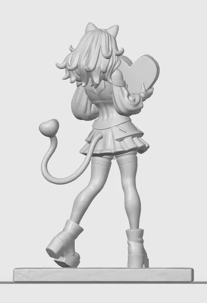 Tượng cô gái mèo Valentine số 10 - Image 2