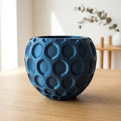 Bình hoa Oculia (Oculia Vase) – Decor tổ ong hình học hiện đại