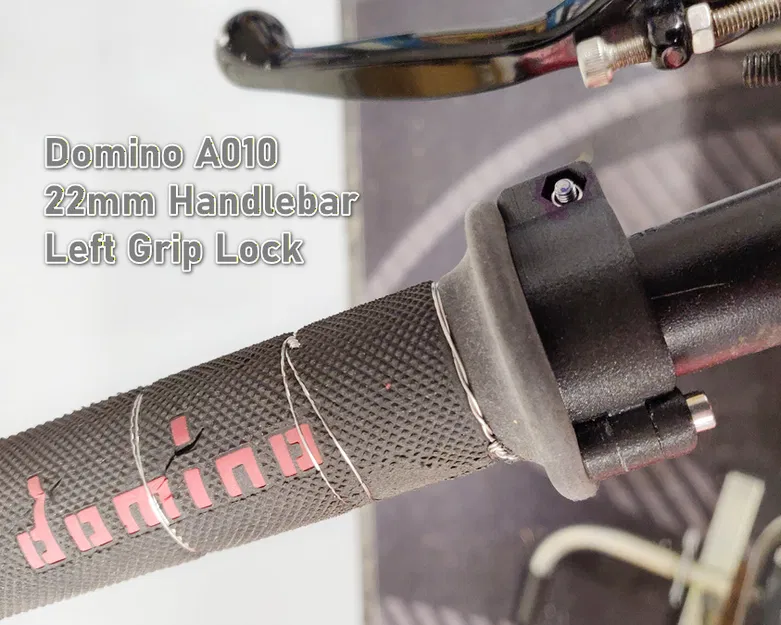 GripLock cho bao tay mềm Domino A010 bên trái (ghi-đông 22mm) - Image 1