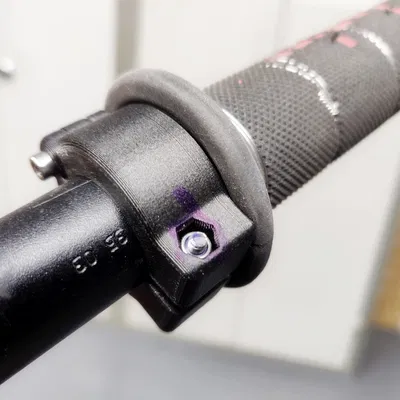 GripLock cho bao tay mềm Domino A010 bên trái (ghi-đông 22mm)