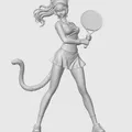 Figurine cô mèo thể thao (Sport cat-girl) 1 - Thumbnail 1