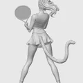 Figurine cô mèo thể thao (Sport cat-girl) 1 - Thumbnail 2