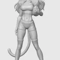 Tượng cat-girl thể thao 3 - Thumbnail 1