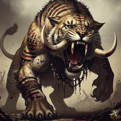 Sabre Tusk Beast - The Eightpints Marrow Gnashers