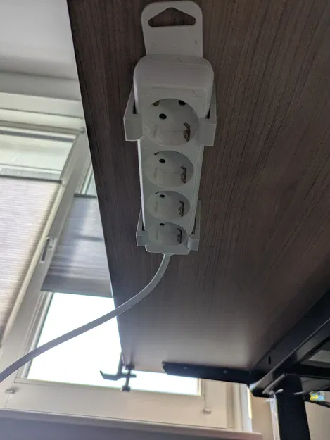 Giá đỡ powerstrip treo tường / lắp dưới bàn (Wall mount, Under desk) - Image 1