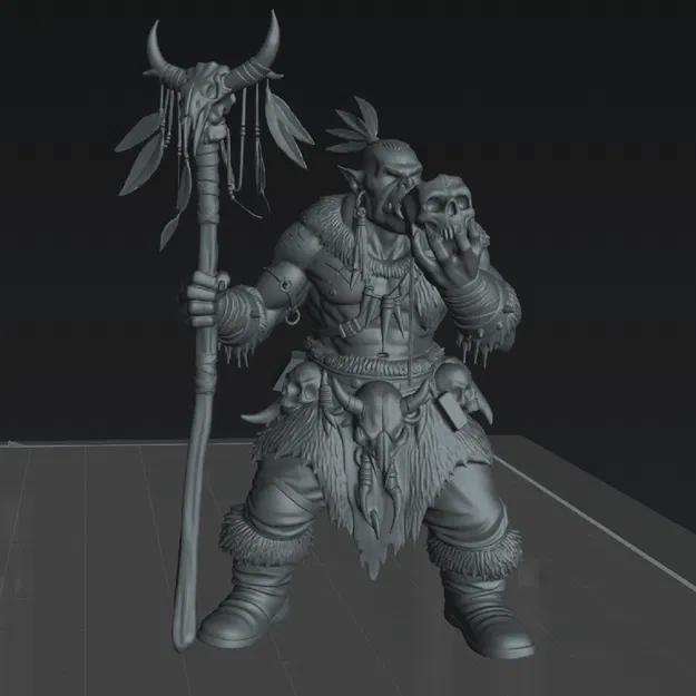 Brew Shaman Grokk - The Eightpints Marrow Gnashers (File STL) - Image 1