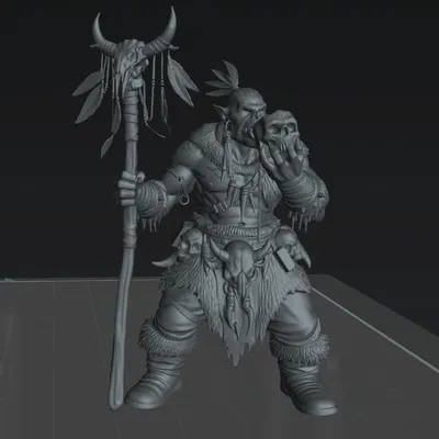 Brew Shaman Grokk - The Eightpints Marrow Gnashers (File STL)