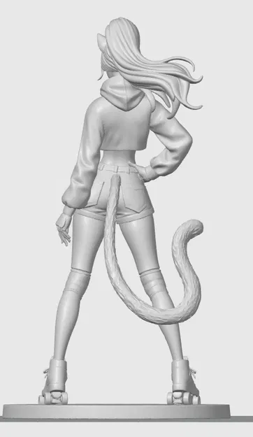 Tượng cat-girl thể thao 5 - Image 2