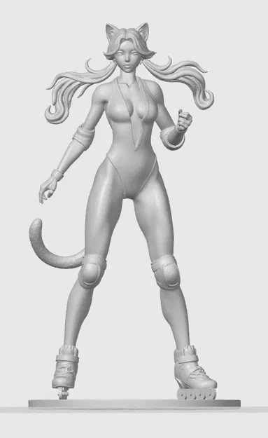 Tượng mô hình cô gái mèo thể thao 6 - Image 1