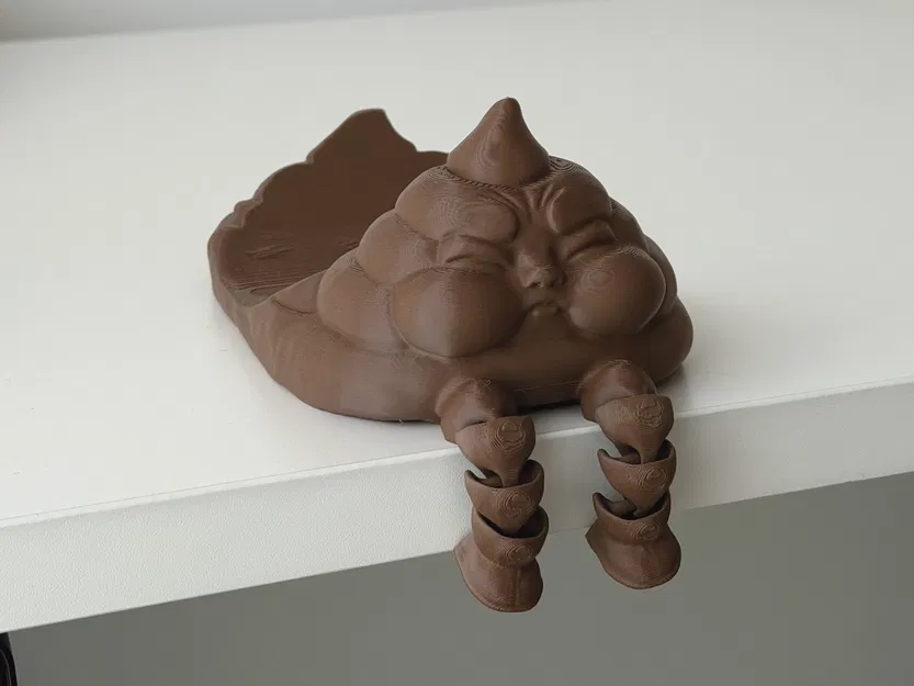 Giá Đỡ Giấy Vệ Sinh Hình Poop Hài Hước – Print-in-Place - Image 3