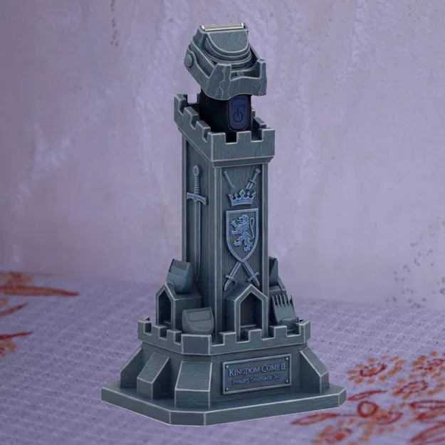 Kingdom Medival Tower Raser Stand - Tháp Medieval đỡ dao cạo - Image 1