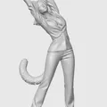 Figurine cat-girl phong cách casual 4 - Thumbnail 1