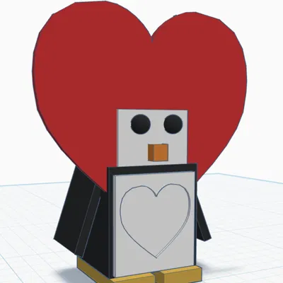 TacticalPenguinz Heartboy – chim cánh cụt Valentine