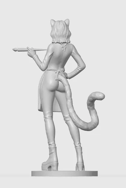 Tượng cô gái mèo phong cách thường ngày 6 - Image 2