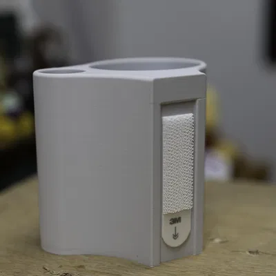 Giá Treo Tường Đựng Bàn Chải/Kem Đánh Răng Dùng Command Strip