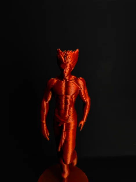 Mô hình 3D Garou (One Punch Man) – STL MONO chi tiết cao - Image 4