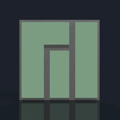Logo Manjaro Linux 50x50x5 mm