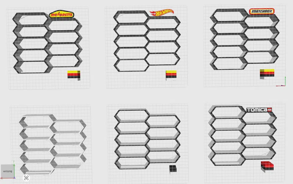 Kệ trưng bày xe mô hình 1/64 treo tường (có logo thương hiệu) - Image 4