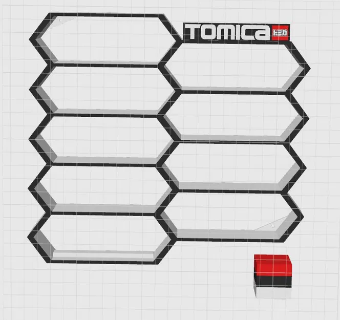 Kệ trưng bày xe mô hình 1/64 treo tường (có logo thương hiệu) - Image 8