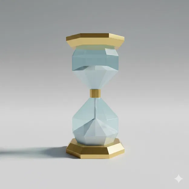 Đồng hồ cát Low Poly - Image 1