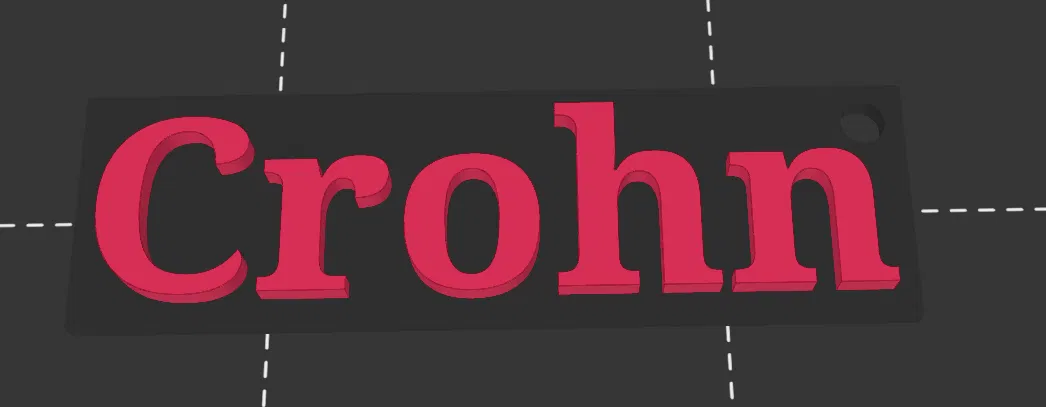 Móc khóa (Brelok) Crohn – Keychain / Pendant - Image 1