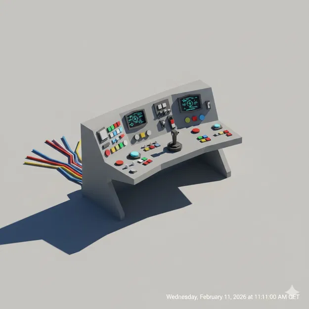 Bảng điều khiển Console Low Poly - Image 1