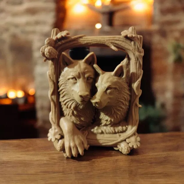 Wolf Harmony – Cặp Sói Song Hành Trong Khung Thiên Nhiên - Image 1