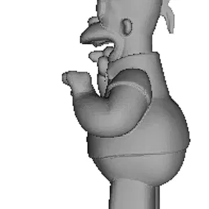 Mô hình 3D homer simpsom