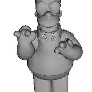 Mô hình 3D homer simpsom