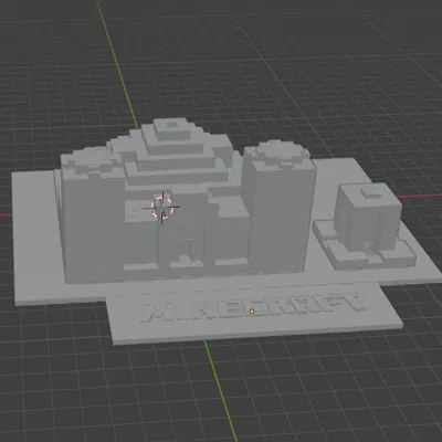 Mô hình đền sa mạc và giếng nước (Minecraft)