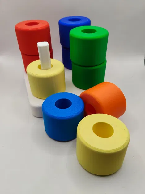 Đồ chơi sorting/stacking nhỏ – in 1 màu - Image 1