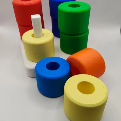 Đồ chơi sorting/stacking nhỏ – in 1 màu