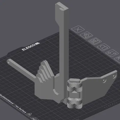 Bản lề bánh răng Centauri Carbon kèm bed holders (remix)