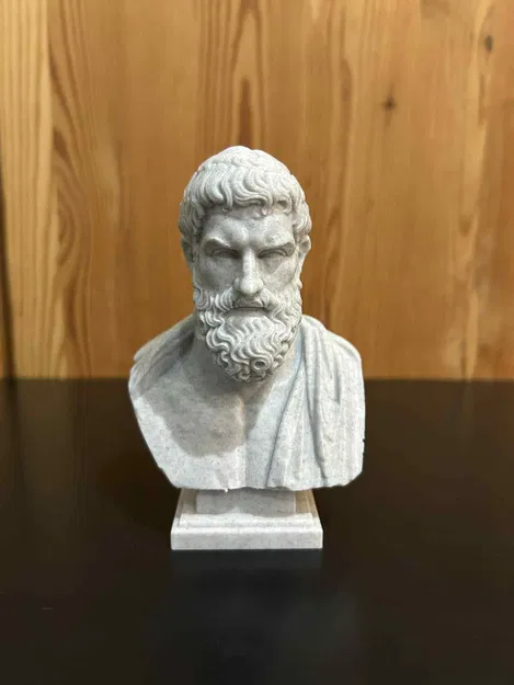 Epicurus - Epicure - Epíkouros - Tượng Bán Thân - Image 2
