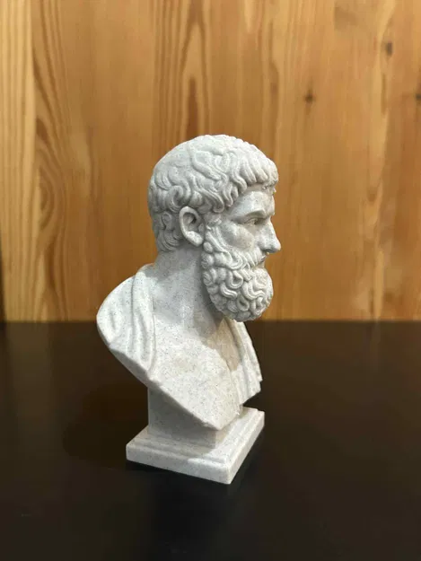 Epicurus - Epicure - Epíkouros - Tượng Bán Thân - Image 3