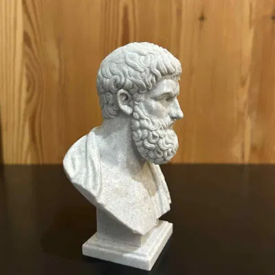 Epicurus - Epicure - Epíkouros - Tượng Bán Thân