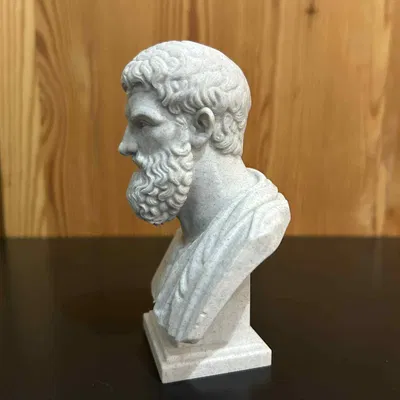 Epicurus - Epicure - Epíkouros - Tượng Bán Thân